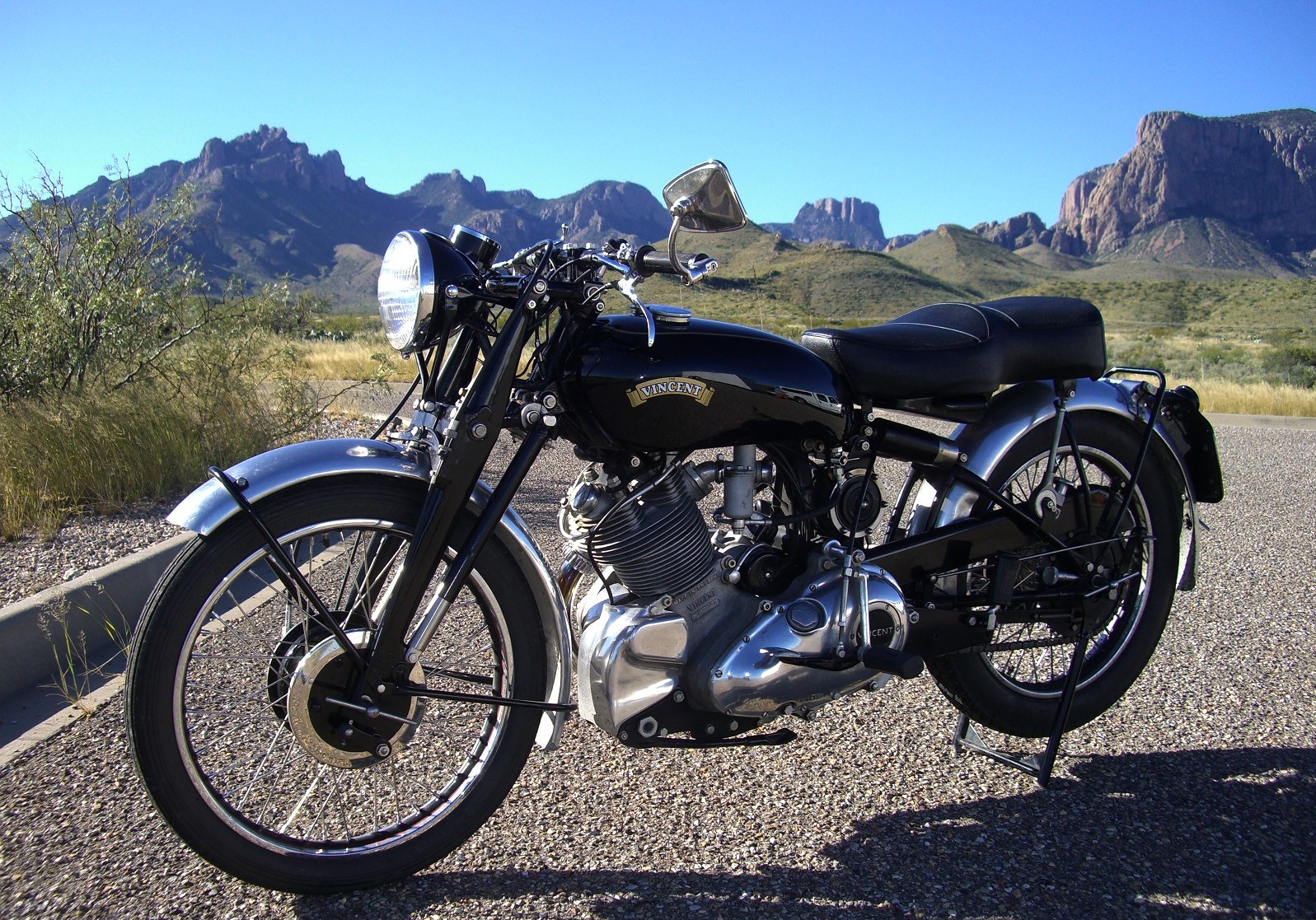 Vincents on the Road to Big Bend National Park, Texas